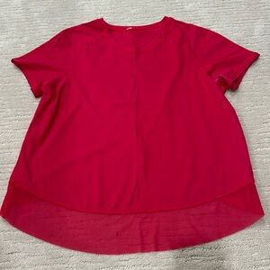 Lululemon Sculpt Short Sleeve Shirt